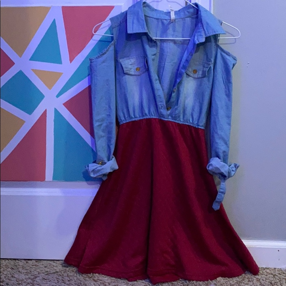 Youth large Jean dress